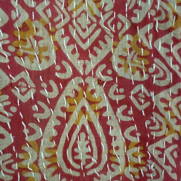 Kantha Bae Vintage Cotton Upcycled Pareo - Picture 9 of 9